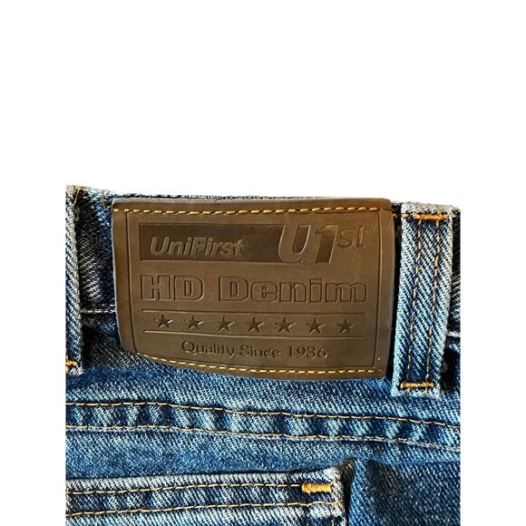 Unifirst HD Denim Thick Work Jeans Mens 40x36 - Picture 2 of 5